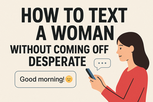 How to Text a Woman Without Coming Off Desperate